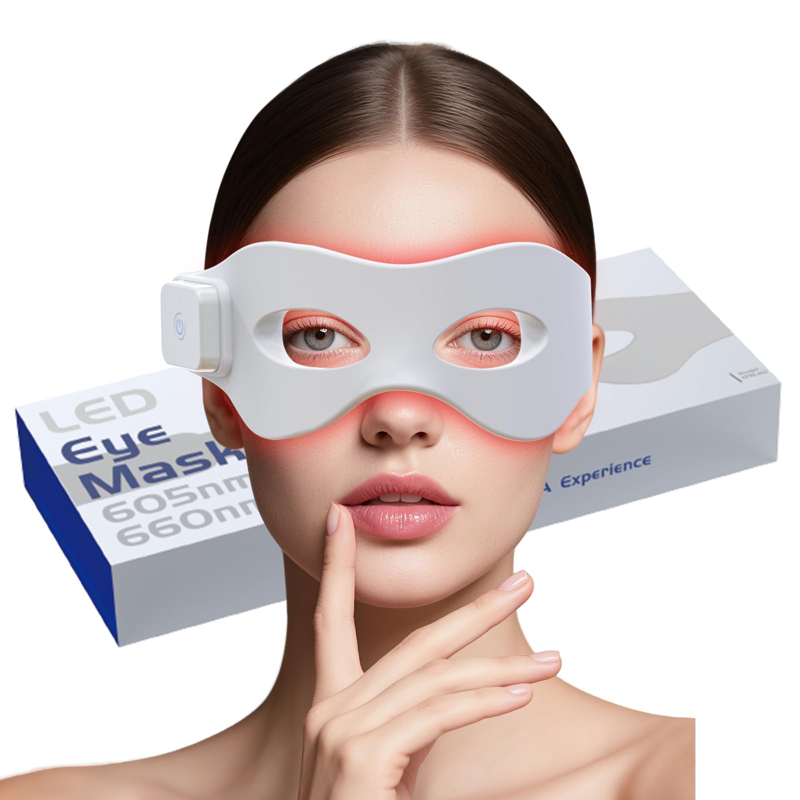 Masażer oczu 3D z czerwonym św – Light Therapy Glasses recenzja i cena